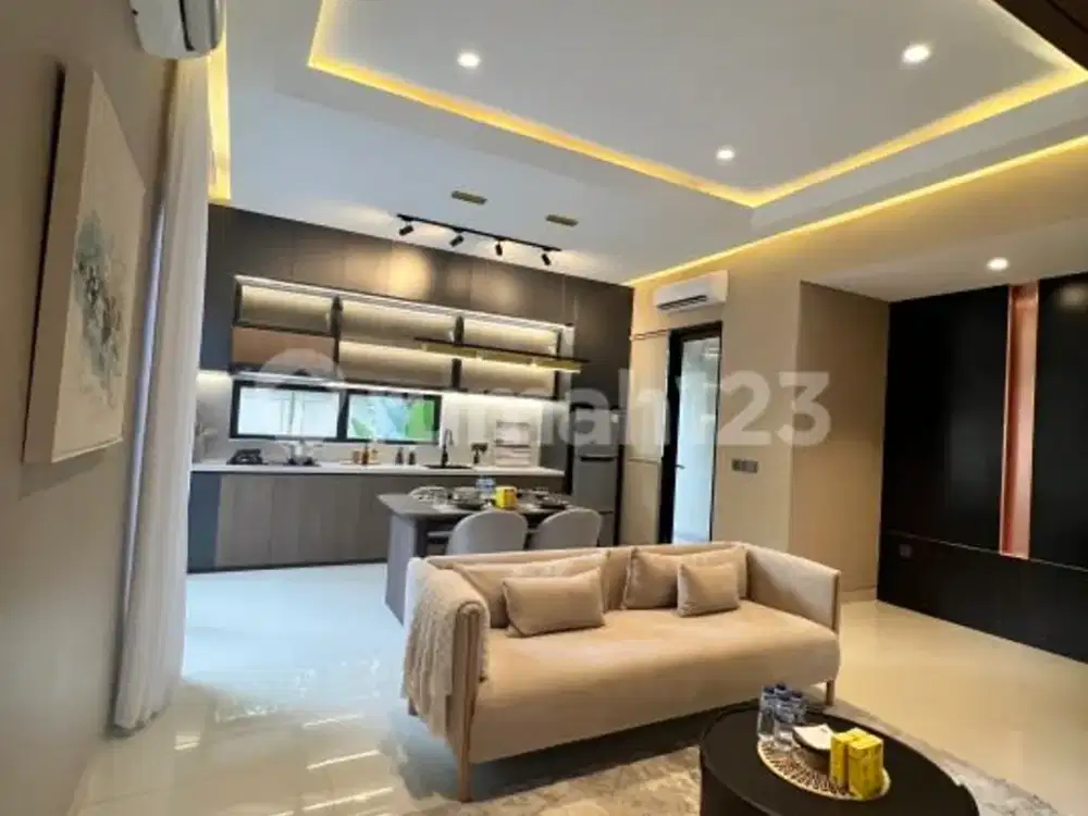 Rumah Dualantai Konsep Mezzanin Deket Rs Awal Bross Panam