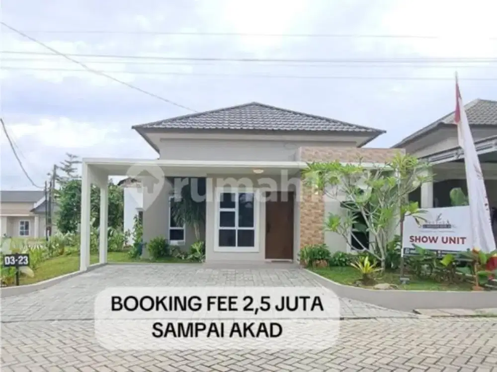 Promo Rumah 2.5Juta Sampai Akad Dihangtuah