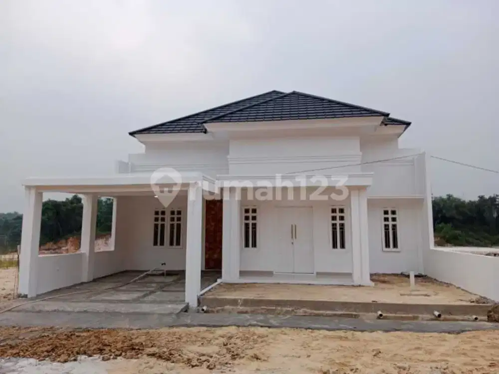 Hunian Cluster Mewah Dengan Desain Modern Klasik Di Rumbai