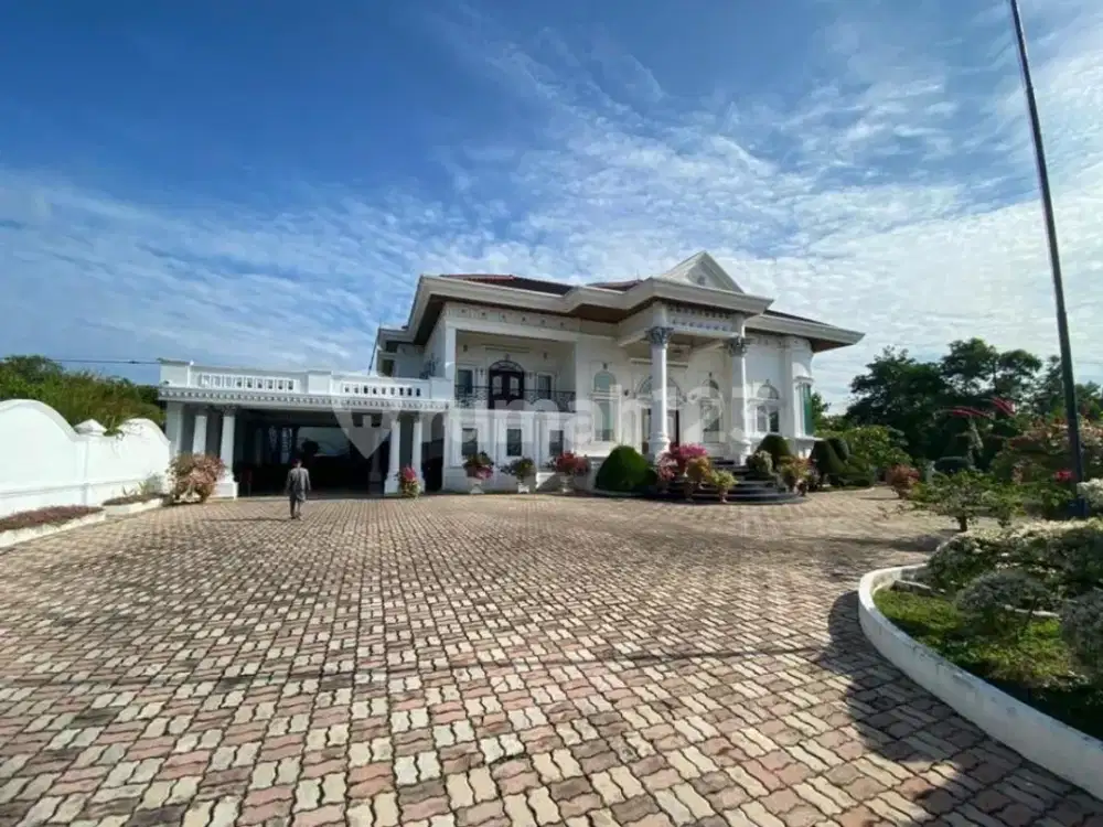 Rumah Asri Mewah Halam Luas Dekat Pertamina Rumbai Fasilitas Kolam Renang