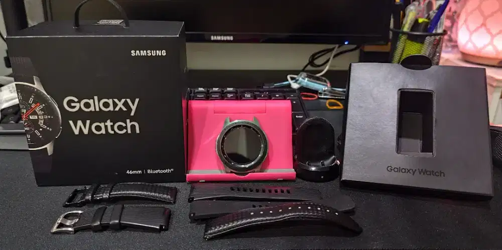 SAMSUNG GALAXY WATCH R800 46mm silver black