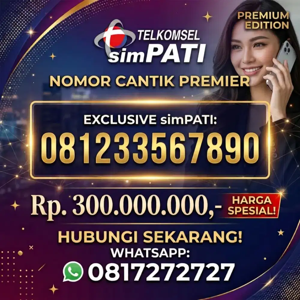 NOMOR CANTIK SIMPATI 33567890