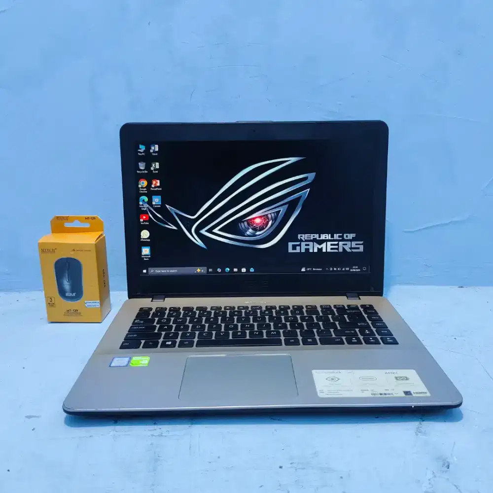 Laptop Gaming Asus Slim Core i5 Gen 8 Ram 4GB Dual VGA Siap pakai
