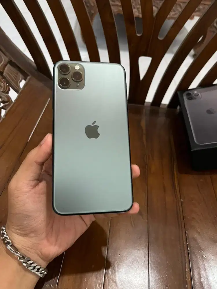 Iphone 11 Promax 256gb Green, Fullset Mulus