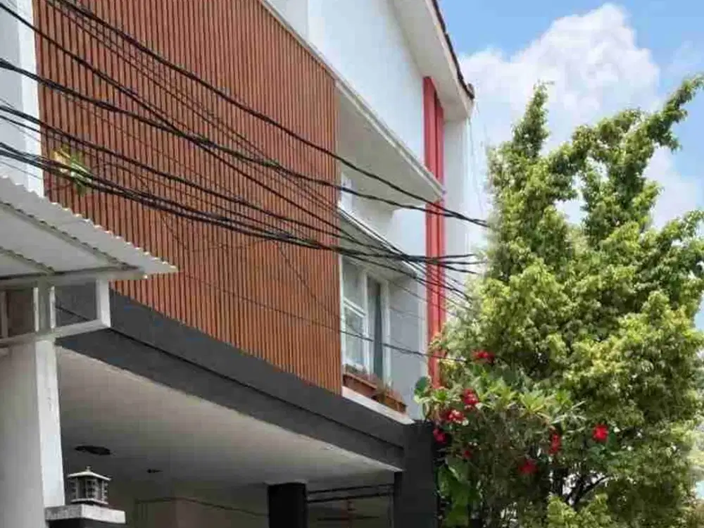 rumah minimalis modern futuristik jual murah di pondok kelapa