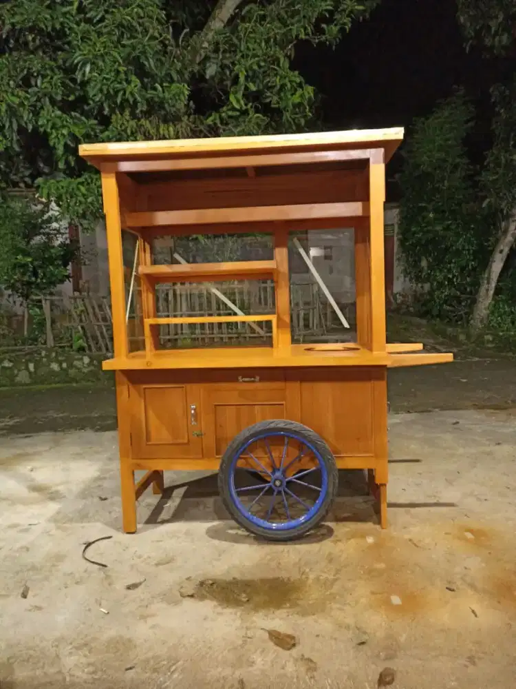 Jual Gerobak Angkringan, Bakso, Mie Ayam, Bubur, Sate, Soto, Pecel dll