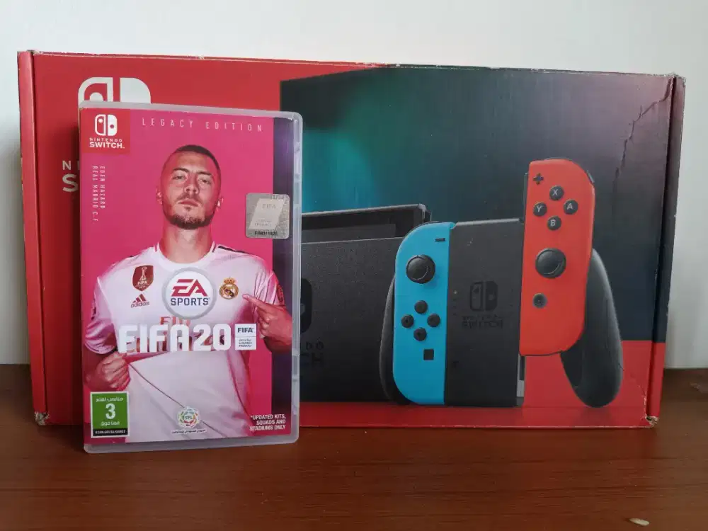 Nintendo Switch V2 OFW Bonus Kaset FIFA20