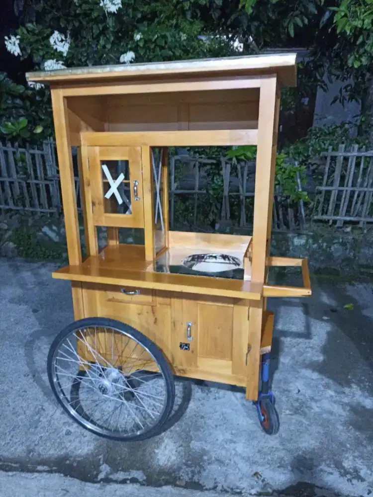 Jual Gerobak Angkringan, Bakso, Mie Ayam, Bubur, Sate, Soto, Pecel dll