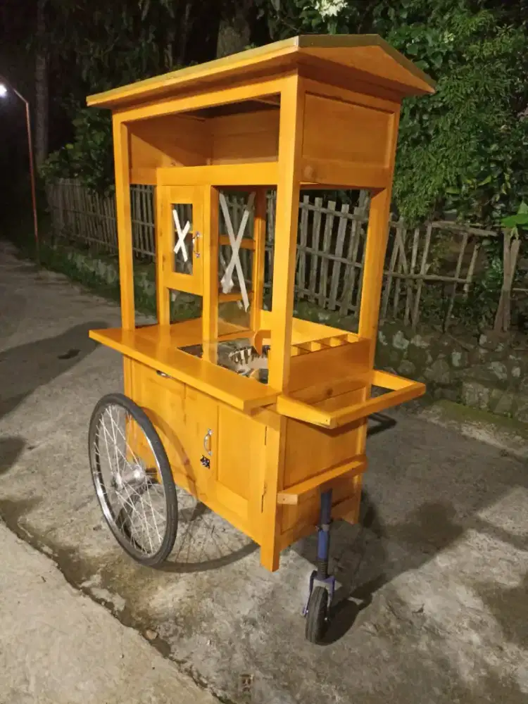 Jual Gerobak Angkringan, Bakso, Mie Ayam, Bubur, Sate, Soto, Pecel dll