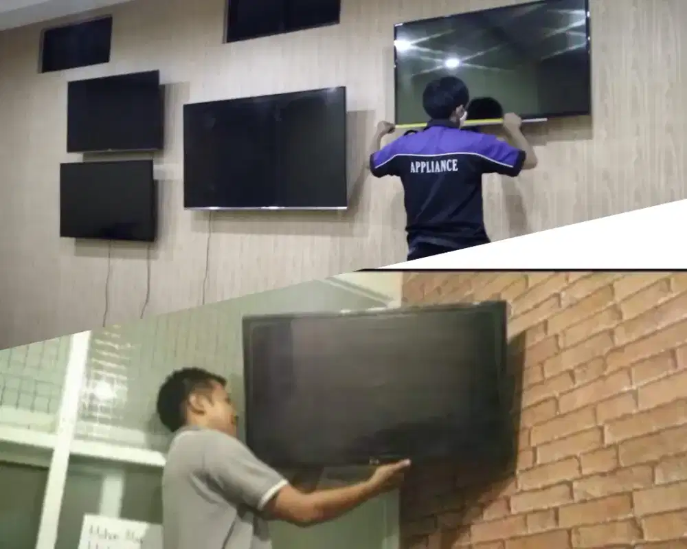 Braket +pasang atau pasang terima rapih breket bracket led tv