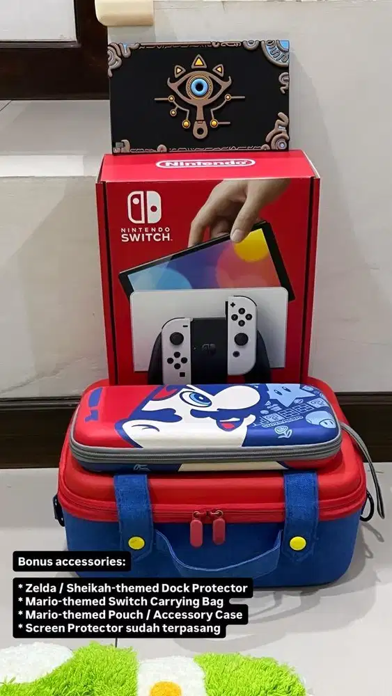 [BONUS] NINTENDO SWITCH OLED WHITE OFW
