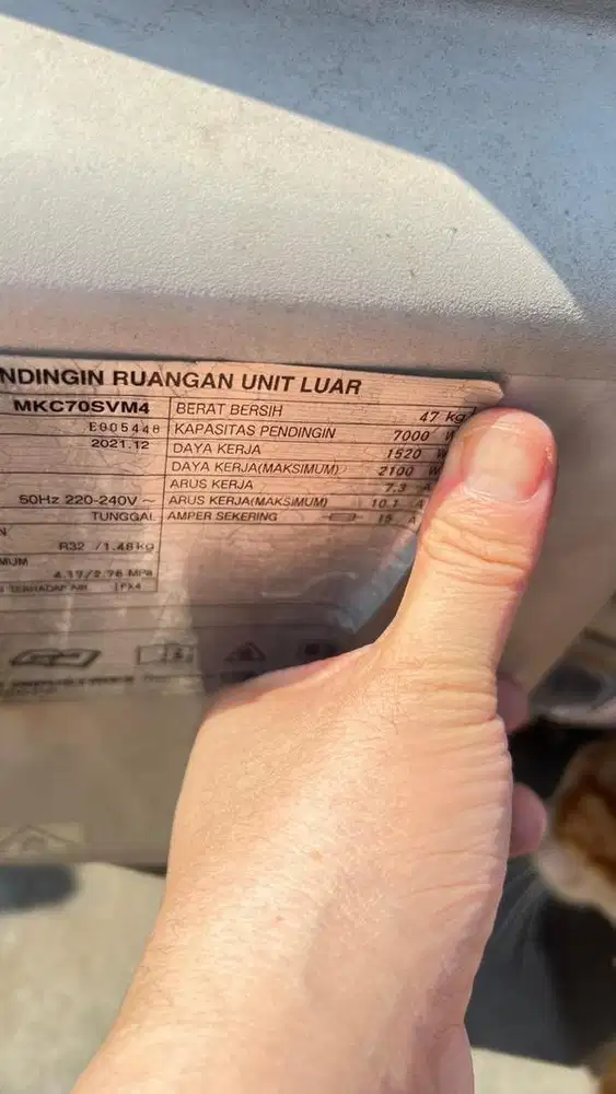 AC Daikin 1 outdoor, 3 indoor