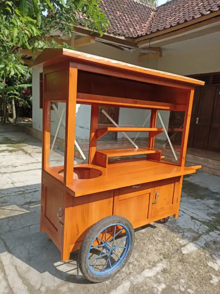 Gerobak Angkringan jg Melayani Pesanan Grobak Bakso Mie Bubur Sate dlL