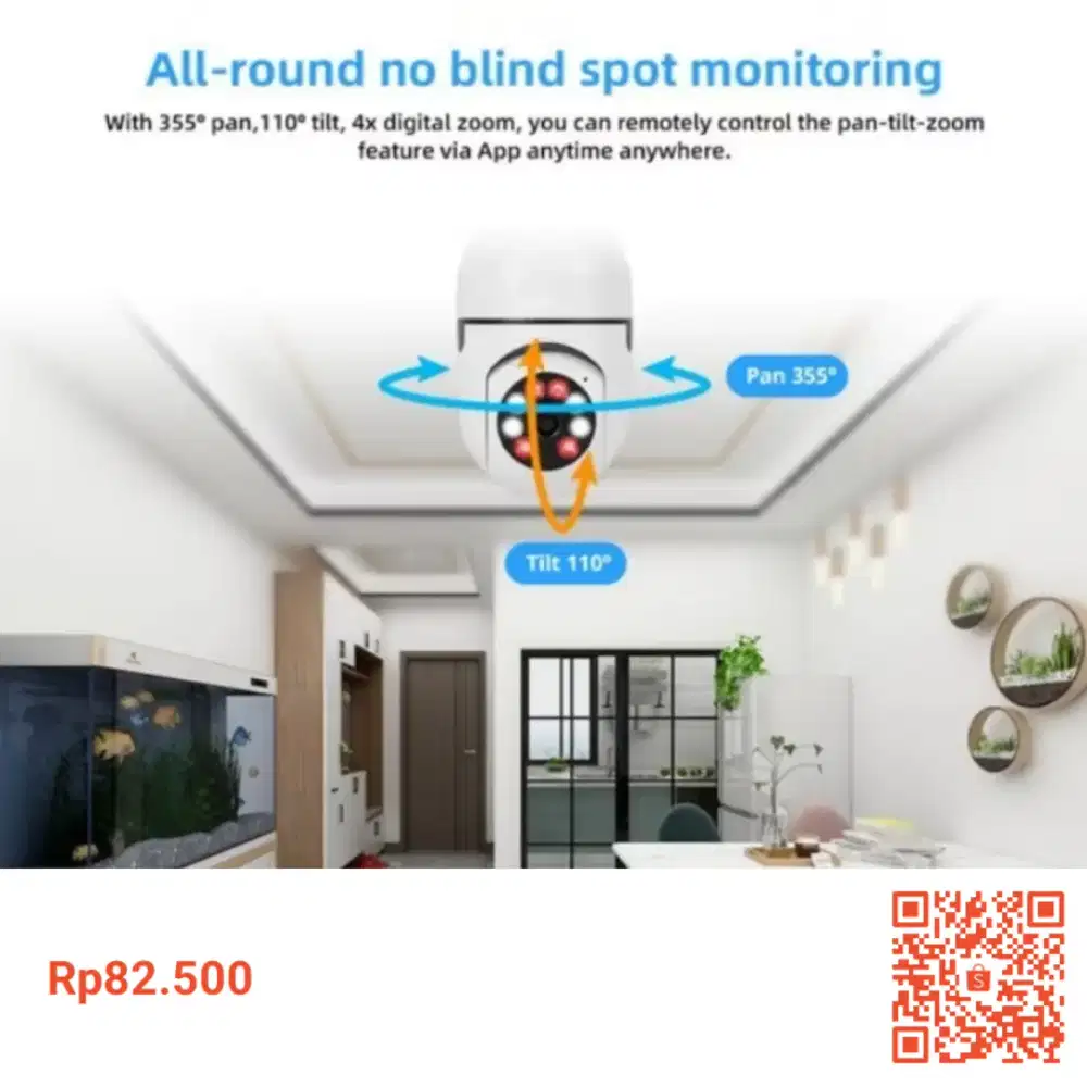 JUAL CCTV LAMPU 350⁰