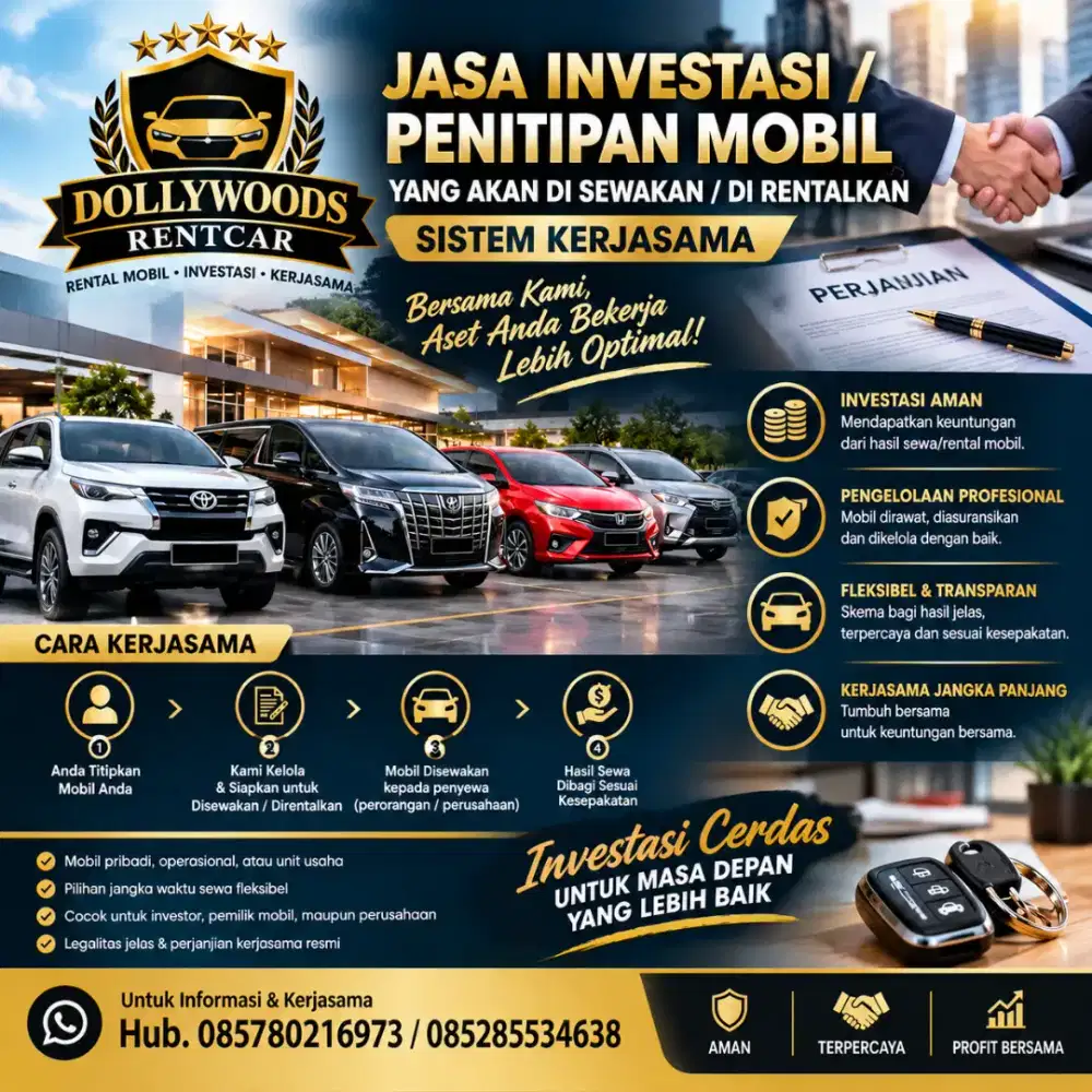 Jasa investasi mobil rental