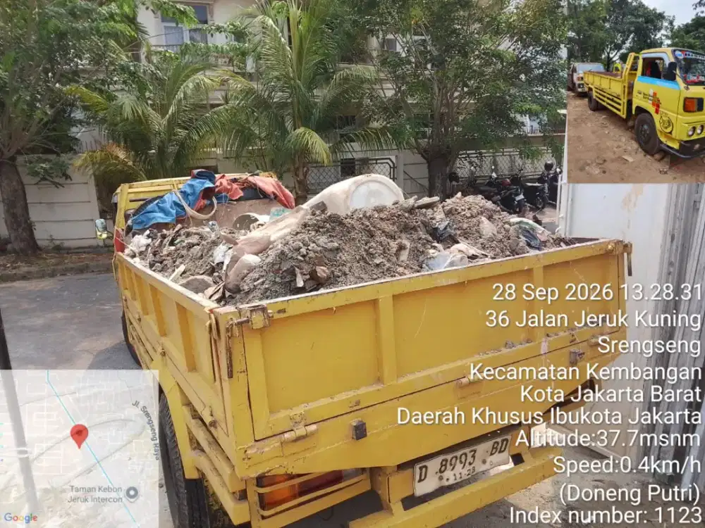Jasa buang puing dan angkut sampah proyek