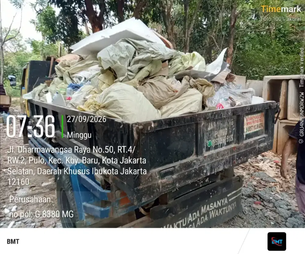 Jasa buang puing dan buang sampah proyek
