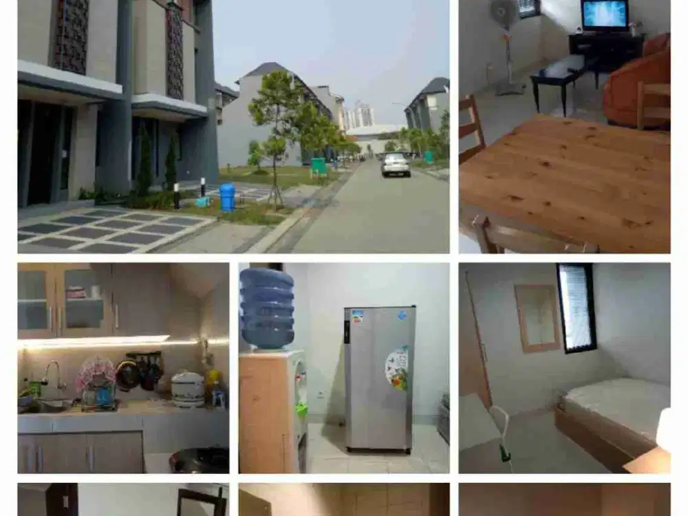 DISEWAKAN RUMAH MURAH KOMERSIAL STRATEGIS FULL FURNISH REGENTOWN BSD