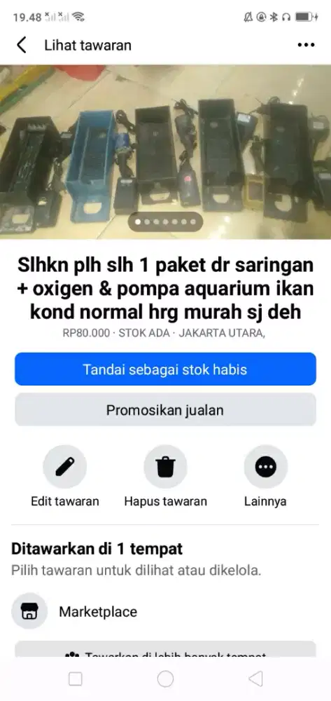 Slhkn plh slh 1 paket dr saringan oxigen pompa aquarium ikan normal
