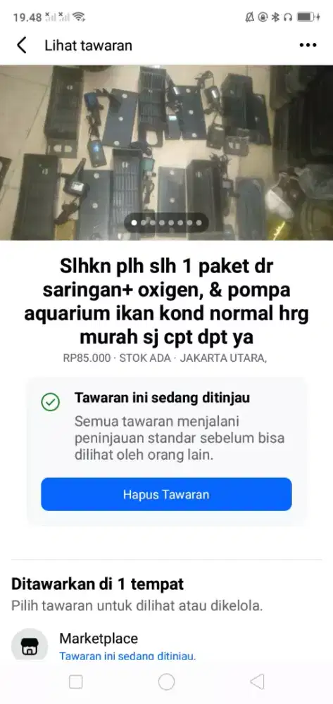 Slhkn plh slh 1 paket dr saringan oxigen pompa aquarium ikan hrg murah