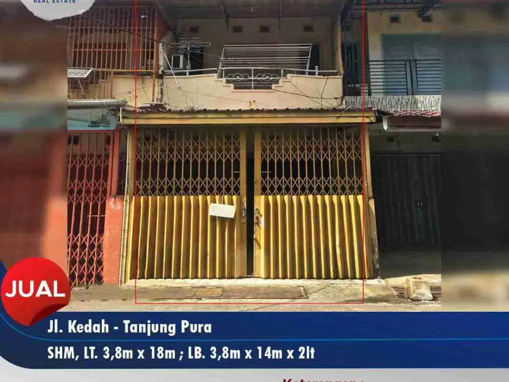 Rumah 2 Lantai pusat kota