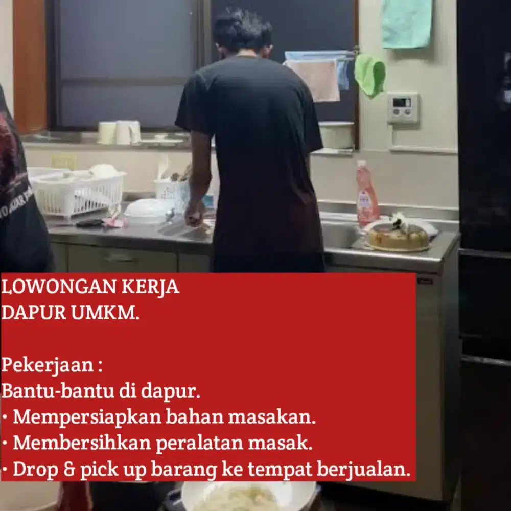 Kerja jam 7 pagi sampai jam 1 siang.