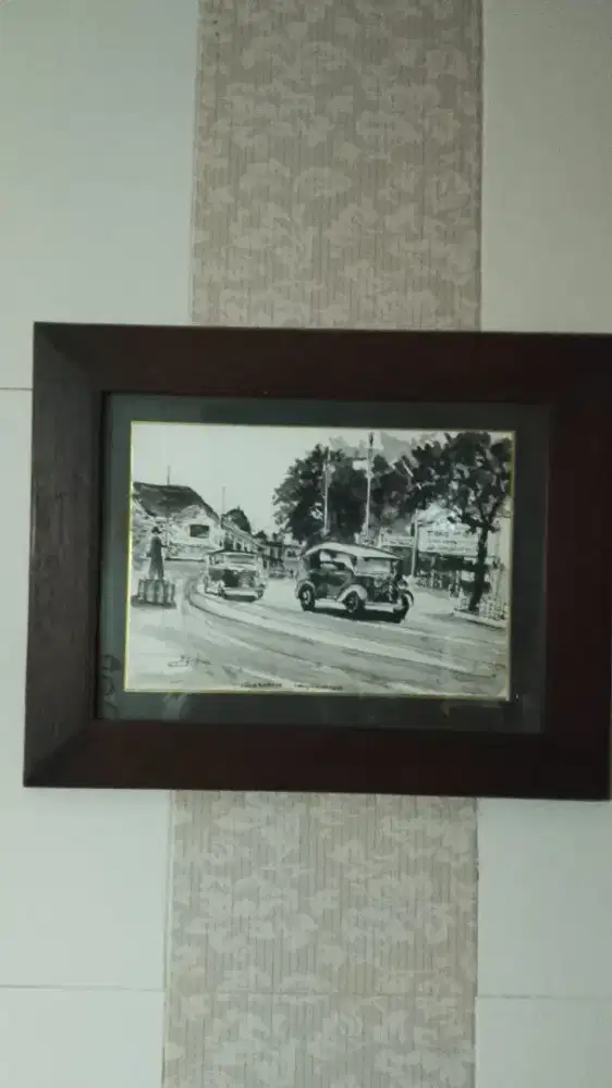 Lukisan Kuno Surabaya Tempo Dulu.