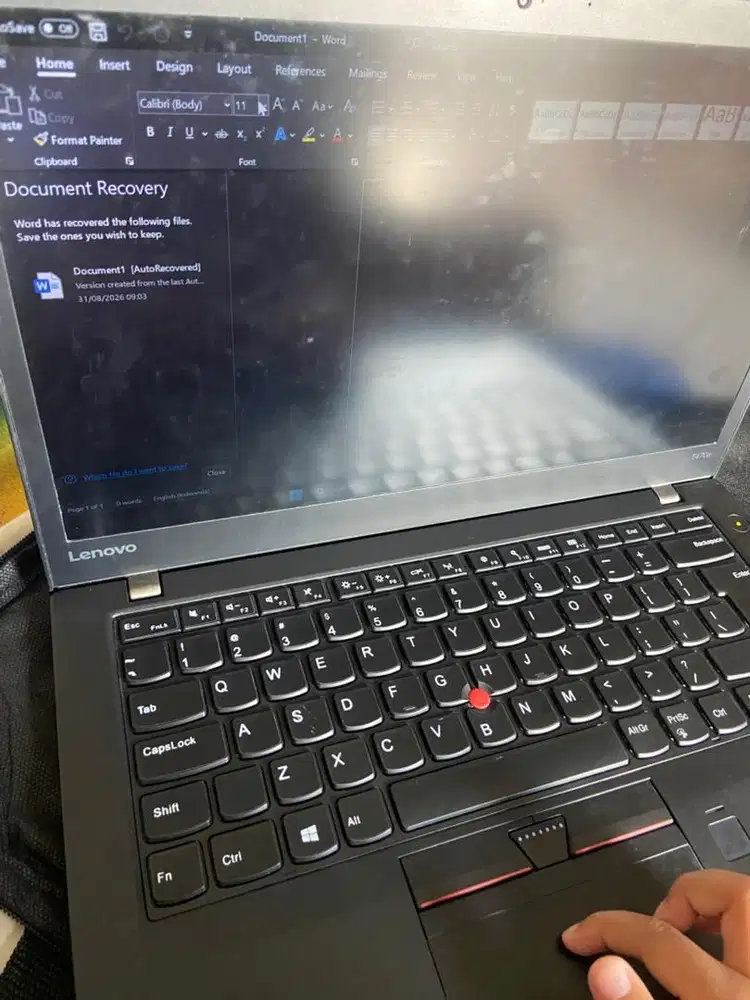 Laptop Thinkpad Pemakaian Pribadi