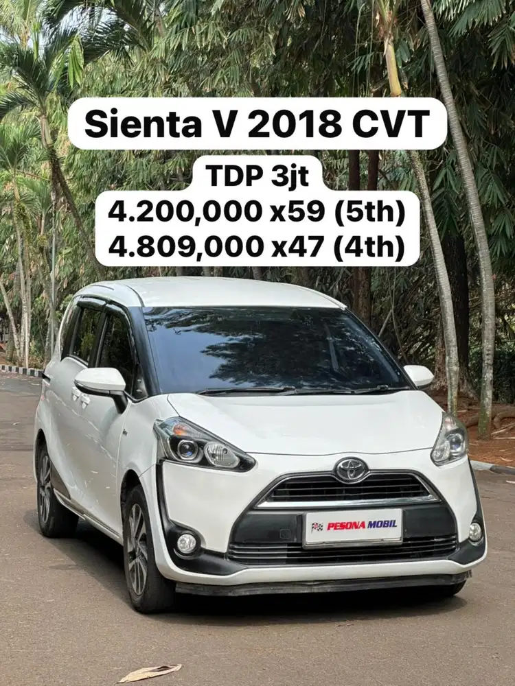 tdp3jt sienta v 2018 cvt matic