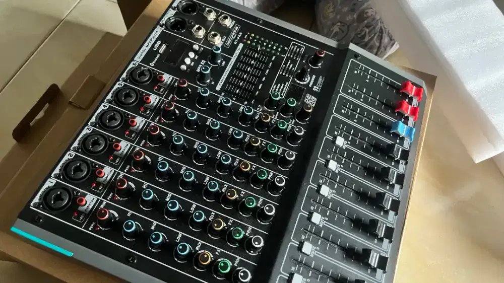 Recording Tech RT-PA6 Mixer 6 Channel USB Bluetooth 99 DSP – Bekas