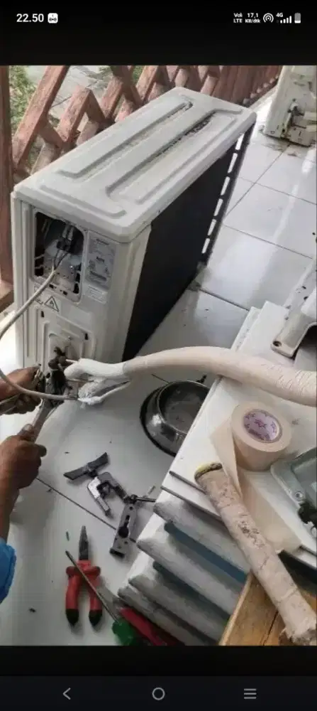 Servis AC kulkas mesin cuci kompa air dll