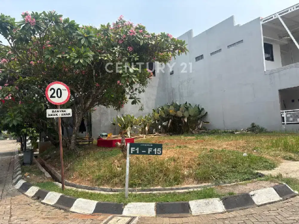 Tanah 200 M2 Posisi Hook Siap Bangun Di The Address Cibubur