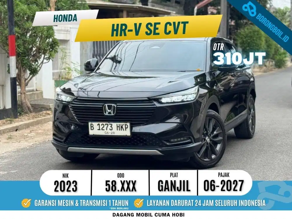 HRV SE CVT 2023 Crystal Black Pearl