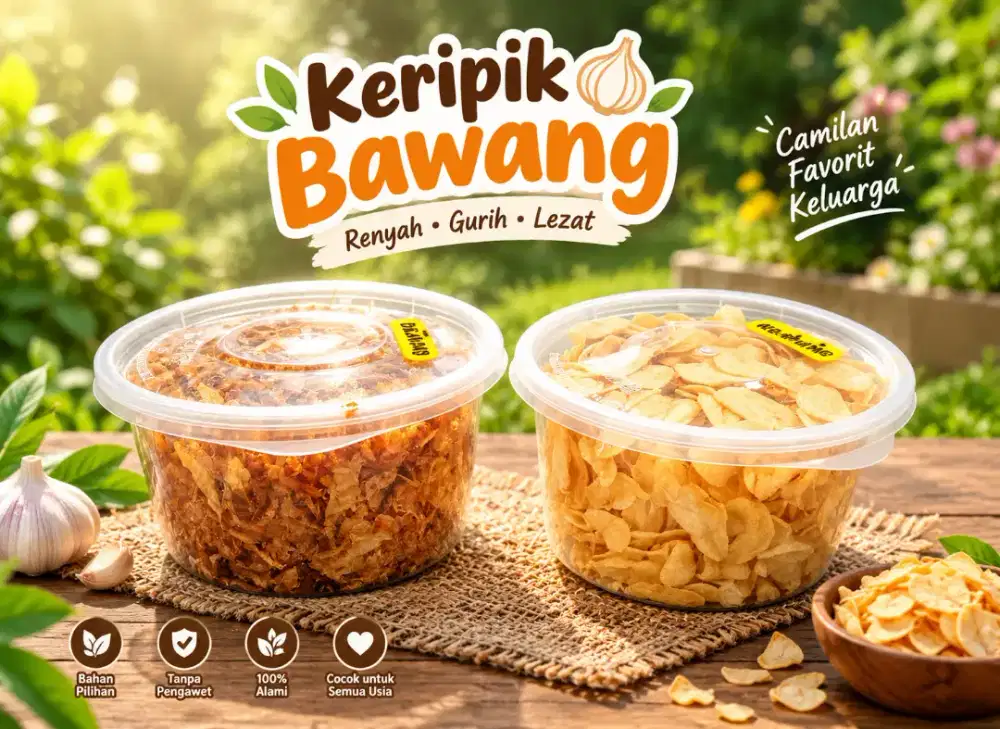Bawang Merah dan Bawang Putih Goreng