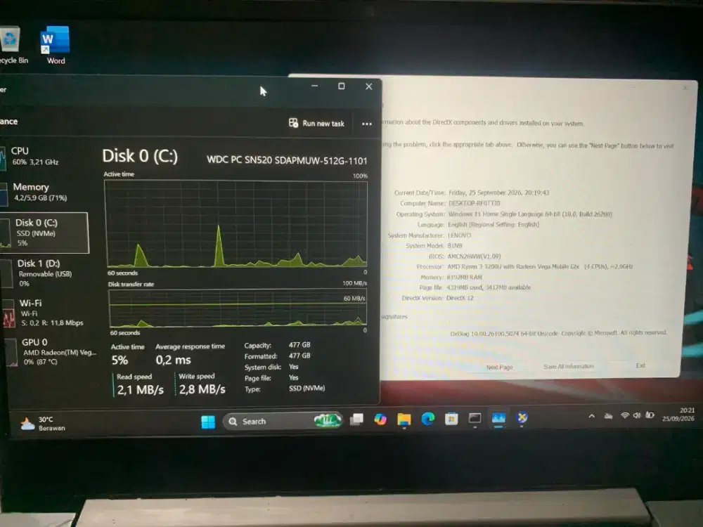 Laptop Lenovo ideapad s340