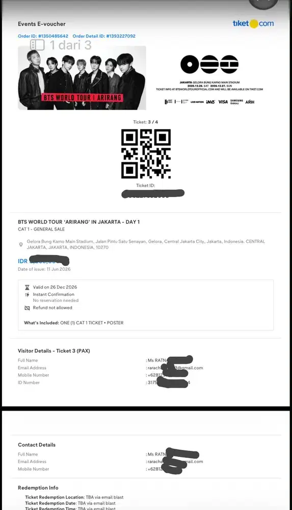 Tiket konser BTS
