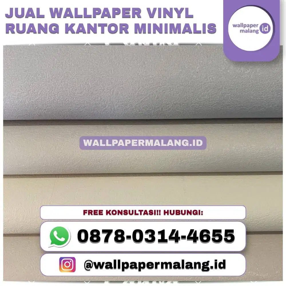 JUAL WALLPAPER VINYL RUANG KANTOR MINIMALIS