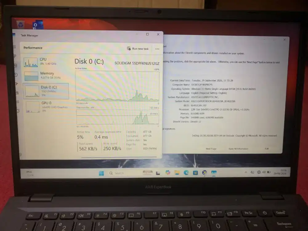 Laptop Asus ExpertBo
