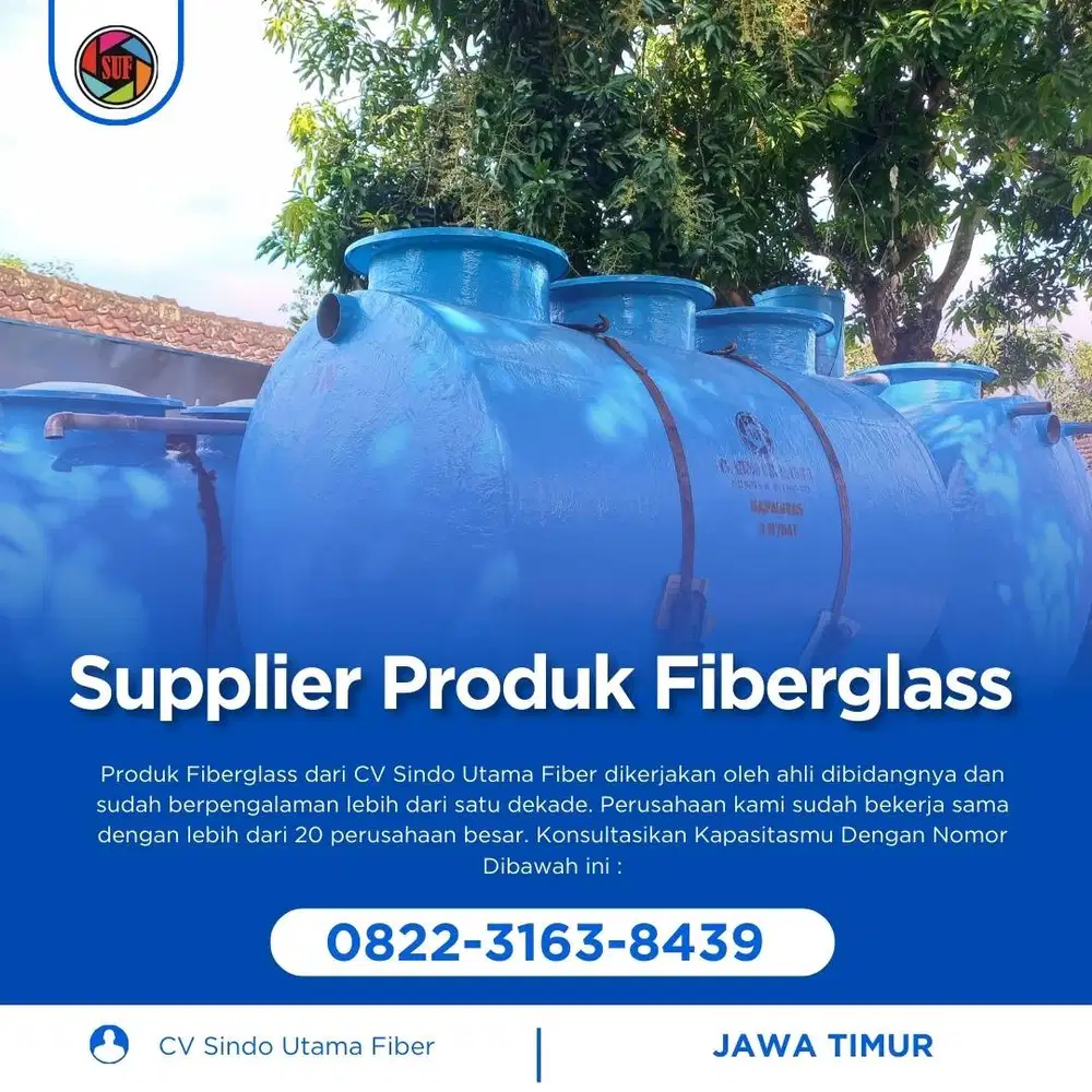 Pabrik Tangki Ipal Fiberglass Dan Septic Tank Fiber Di Ngawi