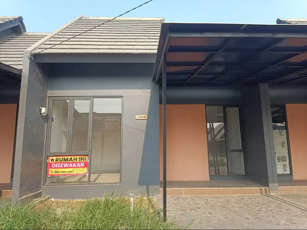 Disewakan rumah kosongan - 2KT, 1KM, Carport - LRT HI, Tol Rorotan