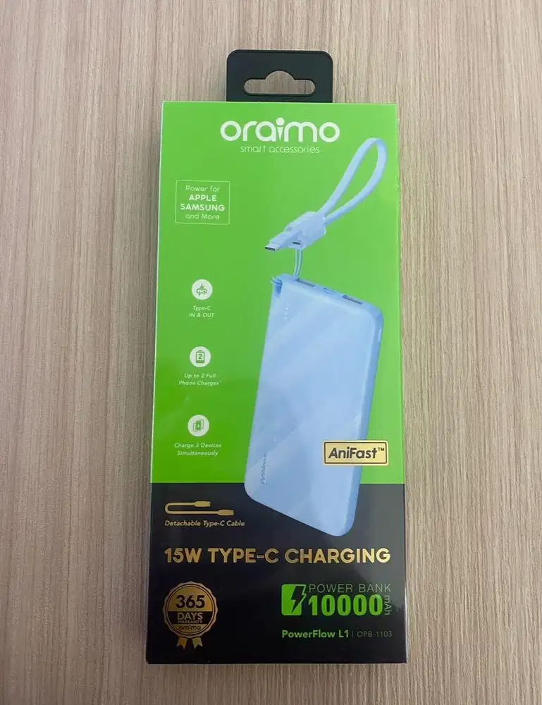 powerbank oraimo opb 1103 blue