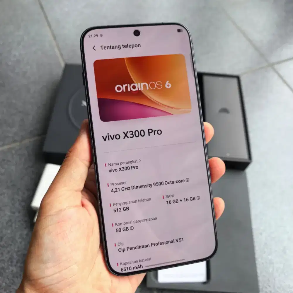 Vivo X300 Pro 16/512 Resmi Fullset Garansi Des 2027