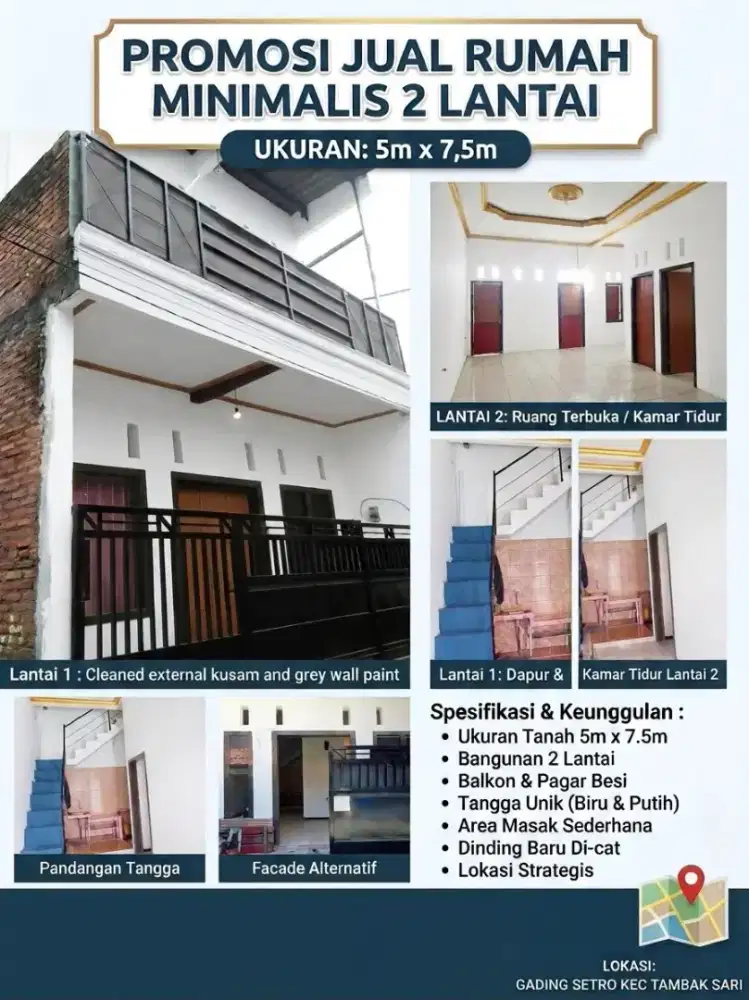 Rumah pribadi  murah surabaya
