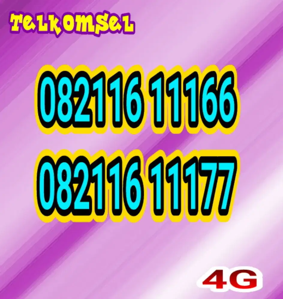 Perdana simpati cantik 11angka 11166