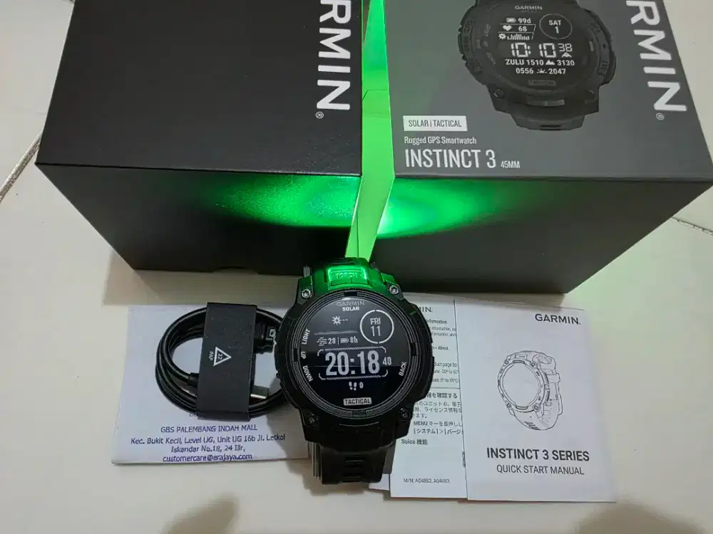 Garmin instinct 3 tactical solar 45mm