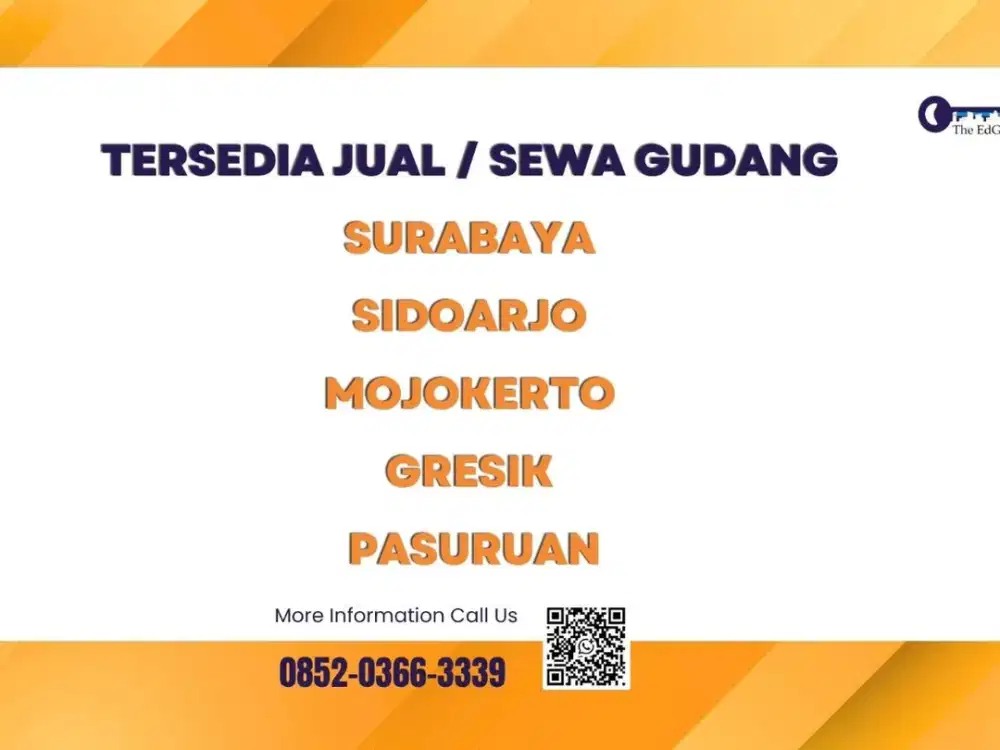 Disewakan Gudang Waru Luas Bangunan 2Ha Sidoarjo The EdGe