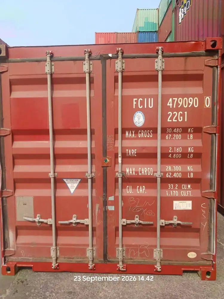 DIJUAL container dry 20feet