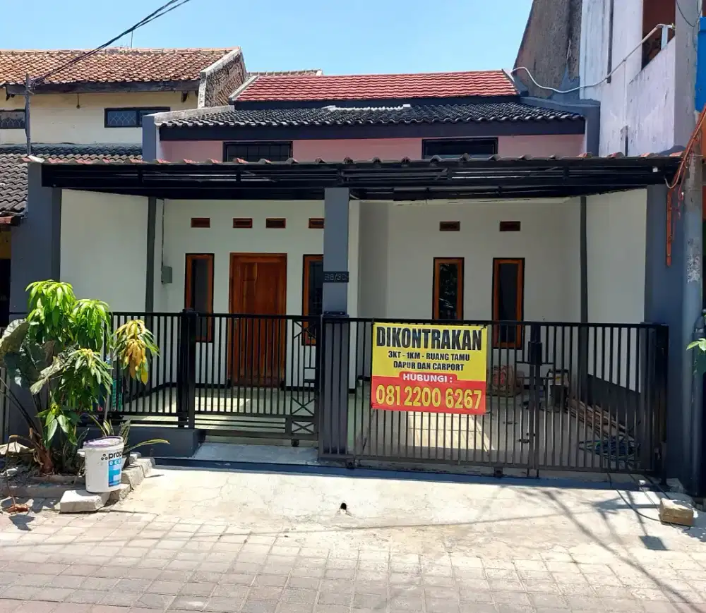 Disewakan Rumah rumah di lokasi strategis