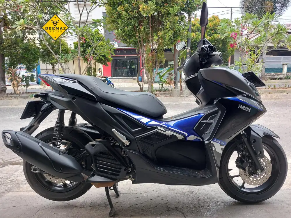 (DP 800 Rb)‼️ Aerox Alpha Hitam 2025 Cash, Kredit & Tukar Tambah