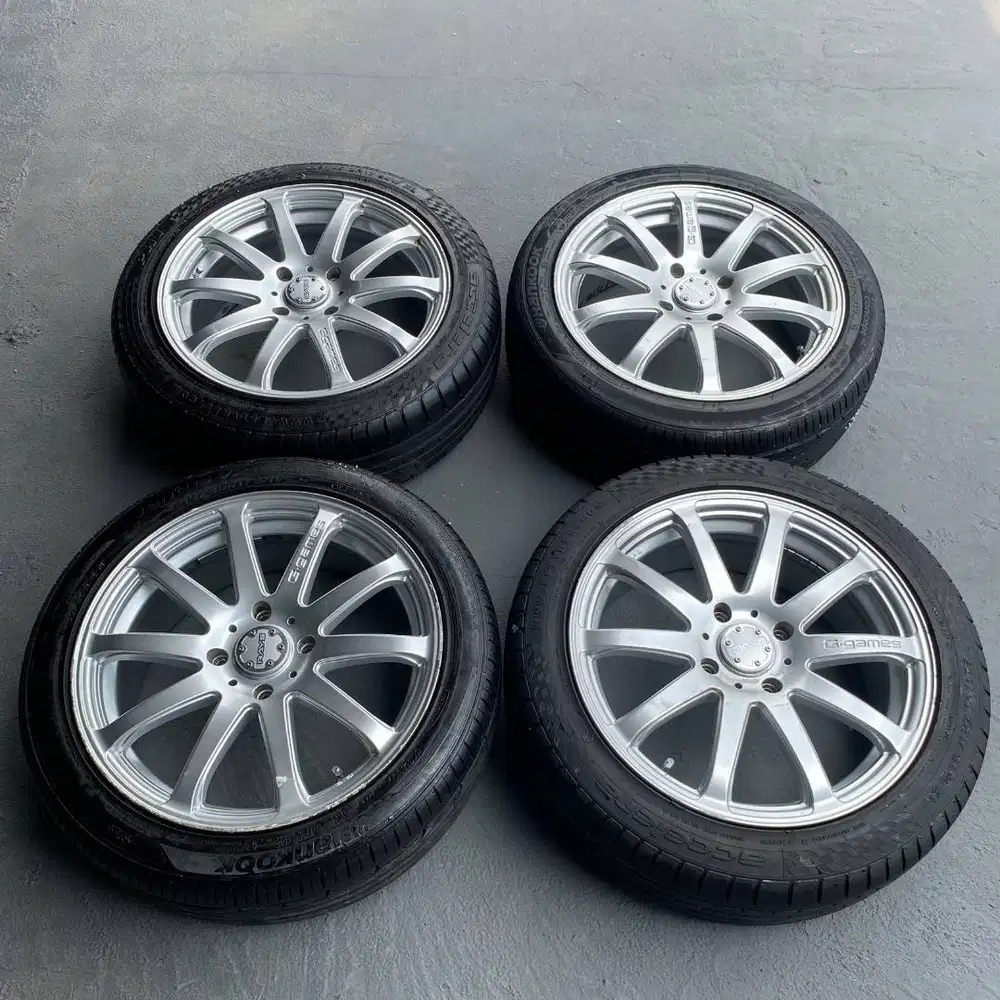 Velg RAYS G-Games 77S Japan Ring 17 PCD 4x114.3 ET42 Plus Ban Bekas 4